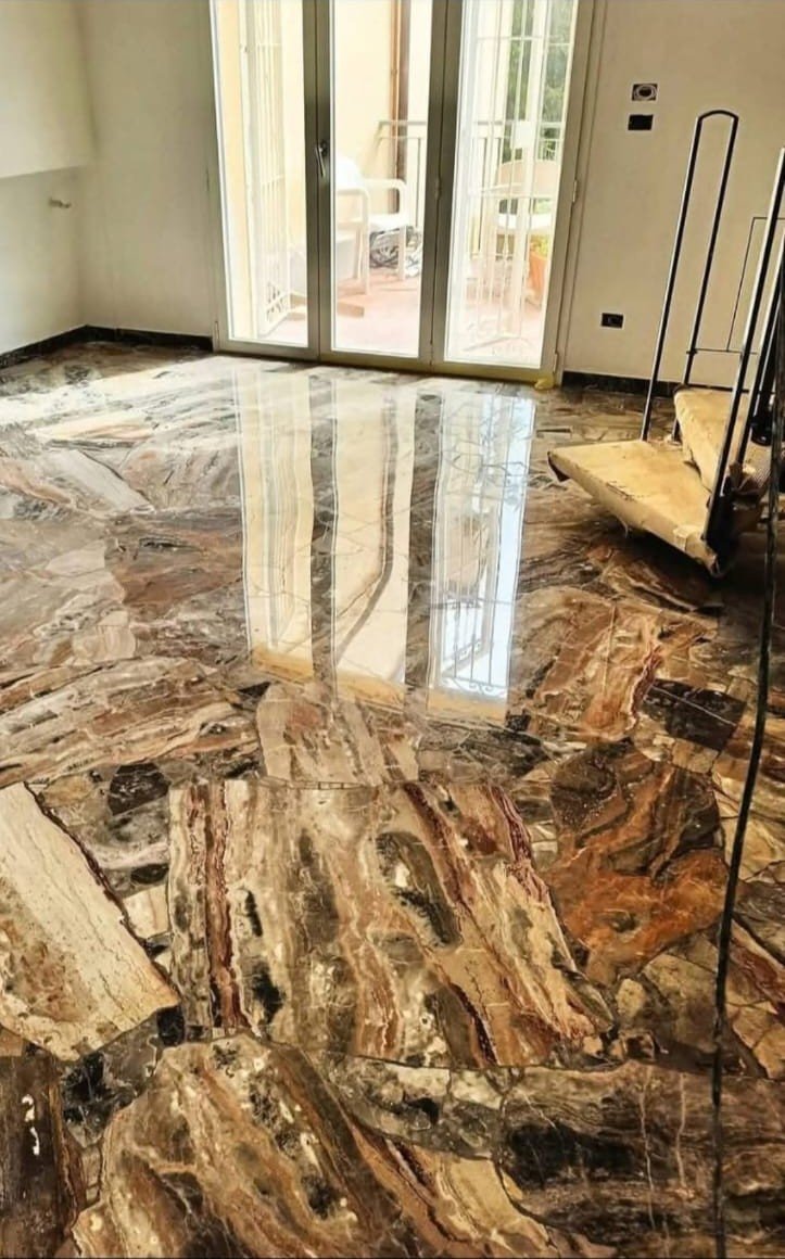 Lustruire marmură pentru finisaj oglindă și strălucire perfectă - Lucrare 3